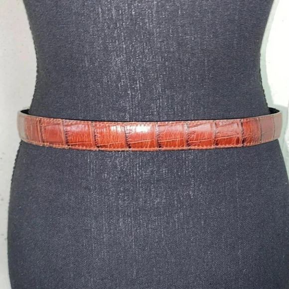 Brighton M‎ (30) two tone black brown leather reversible belt - Picture 8 of 10